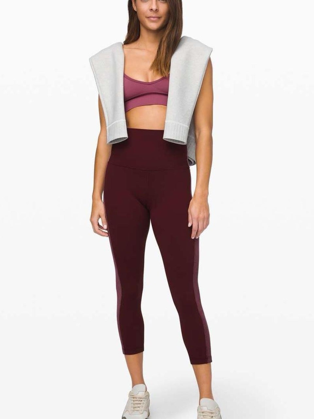 Lululemon Align Super High-Rise Crop *Velvet Garnet Size 8